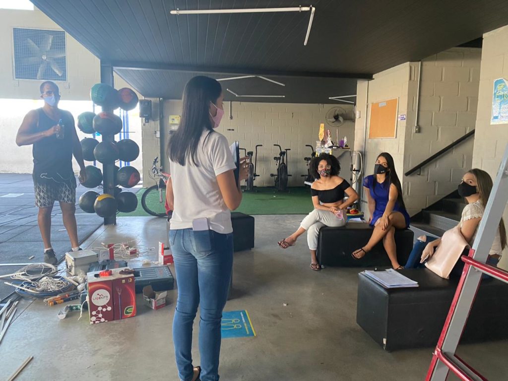 Treinamento de higienização das mãos